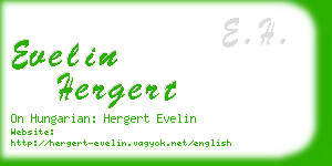 evelin hergert business card